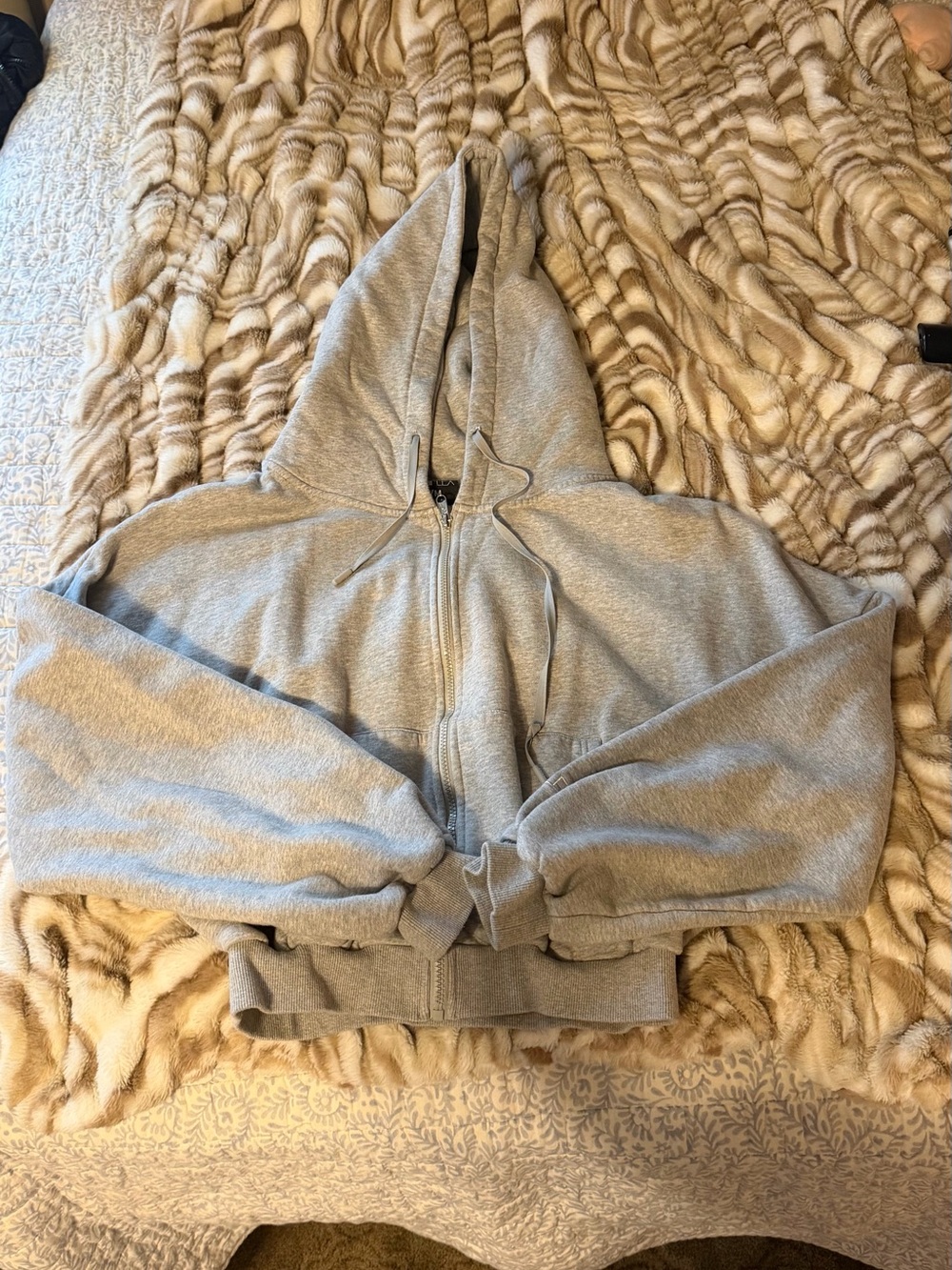 PopFlex Zip Cloud Hoodie Gray
